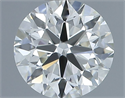 Diamante Natural 0.53 quilates, Redondo , Color H, claridad VVS1 y certificado IGI