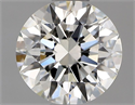 Diamante Natural 0.66 quilates, Redondo , Color J, claridad VS2 y certificado GIA