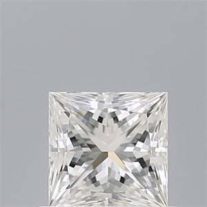 Picture of Natural Diamond 0.60 Carats, Princess with  Cut, H Color, VVS1 Clarity and Certified by GIA