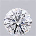 Del inventario de diamantes de laboratorio, 1.73 quilates, Redondo , Color D, claridad IF y certificado IGI