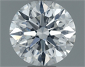 Natural Diamond 0.74 Carats, Round with Excellent Cut, F Color, SI1 Clarity and Certified by GIA