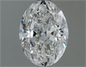 Natural Diamond 1.50 Carats, Oval with  Cut, G Color, SI1 Clarity and Certified by GIA