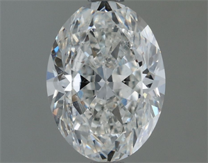 Picture of Natural Diamond 1.50 Carats, Oval with  Cut, G Color, SI1 Clarity and Certified by GIA