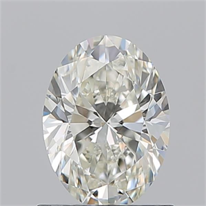 Picture of Natural Diamond 1.01 Carats, Oval with  Cut, J Color, VVS2 Clarity and Certified by GIA