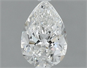 Natural Diamond 0.54 Carats, Pear with  Cut, F Color, VVS1 Clarity and Certified by GIA