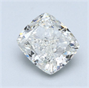 Natural Diamond 2.52 Carats, Cushion with  Cut, I Color, I1 Clarity and Certified by GIA