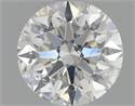 Diamante Natural 0.70 quilates, Redondo , Color H, claridad SI2 y certificado GIA