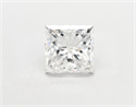 Natural Diamond 3.02 Carats, Princess with  Cut, H Color, SI2 Clarity and Certified by GIA