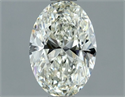 Natural Diamond 0.70 Carats, Oval with  Cut, I Color, VVS1 Clarity and Certified by IGI