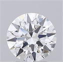 Lab Grown Diamond 2.70 Carats, Round with Ideal Cut, D Color, VVS1 Clarity and Certified by IGI