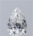 Diamante Natural 0.30 quilates, De pera , Color F, claridad VS2 y certificado GIA