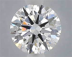 Picture of Lab Grown Diamond 1.08 Carats, Round with Ideal Cut, D Color, VS1 Clarity and Certified by IGI