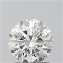 Natural Diamond 1.01 Carats, Round with Excellent Cut, G Color, SI2 Clarity and Certified by GIA