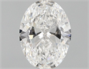 Diamante Natural 0.71 quilates, Ovalado , Color F, claridad VVS2 y certificado GIA