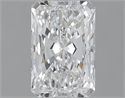 Natural Diamond 1.20 Carats, Radiant with  Cut, E Color, SI1 Clarity and Certified by GIA