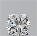 Diamante Natural 0.51 quilates, Del cojín , Color H, claridad VS1 y certificado GIA