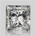 Diamante Natural 0.51 quilates, Princesa , Color D, claridad VS2 y certificado GIA