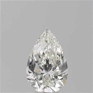 Picture of Natural Diamond 3.03 Carats, Pear with  Cut, H Color, SI1 Clarity and Certified by GIA