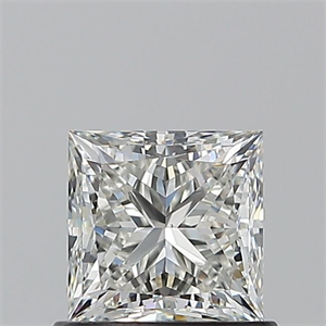 Picture of Natural Diamond 0.91 Carats, Princess with  Cut, H Color, VS1 Clarity and Certified by GIA