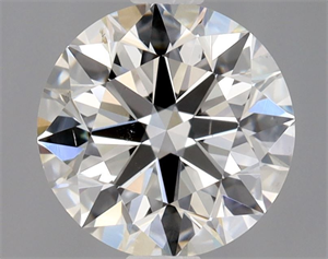 Picture of Natural Diamond 0.80 Carats, Round with Excellent Cut, I Color, SI1 Clarity and Certified by GIA