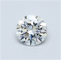 Diamante Natural 0.50 quilates, Redondo , Color G, claridad VS1 y certificado GIA