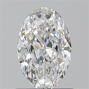 Picture of Natural Diamond 0.90 Carats, Oval with  Cut, E Color, IF Clarity and Certified by GIA
