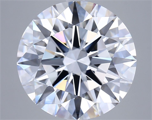 Picture of Lab Grown Diamond 7.02 Carats, Round with Ideal Cut, D Color, VVS1 Clarity and Certified by IGI