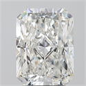 Diamante Natural 3.01 quilates, Radiante , Color F, claridad SI1 y certificado GIA