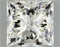 Natural Diamond 0.51 Carats, Princess with  Cut, I Color, VS1 Clarity and Certified by GIA