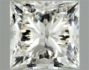 Picture of Natural Diamond 0.51 Carats, Princess with  Cut, I Color, VS1 Clarity and Certified by GIA