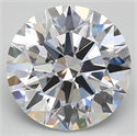 Del inventario de diamantes de laboratorio, 3.15 quilates, Redondo , Color D, claridad IF y certificado GIA