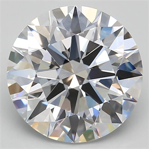 Foto Del inventario de diamantes de laboratorio, 3.15 quilates, Redondo , Color D, claridad IF y certificado GIA de