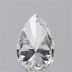 Picture of Natural Diamond 0.54 Carats, Pear with  Cut, G Color, VVS2 Clarity and Certified by GIA