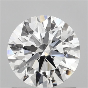 Picture of Lab Grown Diamond 1.09 Carats, Round with Ideal Cut, D Color, VVS2 Clarity and Certified by IGI