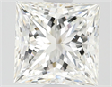 Natural Diamond 1.55 Carats, Princess with  Cut, H Color, VS2 Clarity and Certified by GIA