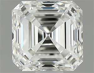 Foto Diamante Natural 0.80 quilates, Asscher , Color J, claridad VS2 y certificado GIA de