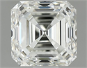 Natural Diamond 0.80 Carats, Asscher with  Cut, J Color, VS2 Clarity and Certified by GIA