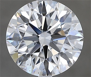 Picture of Natural Diamond 2.01 Carats, Round with Excellent Cut, E Color, VS2 Clarity and Certified by GIA