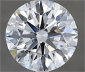 Natural Diamond 2.01 Carats, Round with Excellent Cut, E Color, VS2 Clarity and Certified by GIA