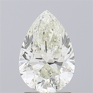 Picture of Natural Diamond 1.70 Carats, Pear with  Cut, J Color, SI2 Clarity and Certified by IGI