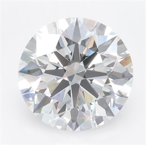 Picture of Lab Grown Diamond 3.09 Carats, Round with Ideal Cut, E Color, IF Clarity and Certified by IGI