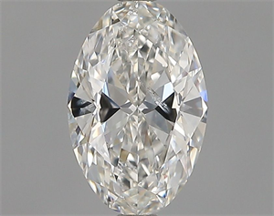 Picture of Natural Diamond 0.53 Carats, Oval with  Cut, G Color, I1 Clarity and Certified by GIA