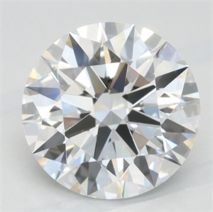 Picture of Lab Grown Diamond 1.58 Carats, Round with Excellent Cut, E Color, IF Clarity and Certified by GIA
