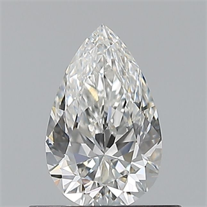 Picture of Natural Diamond 0.50 Carats, Pear with  Cut, G Color, VS1 Clarity and Certified by GIA