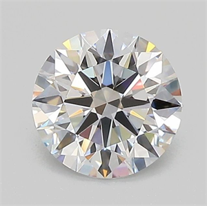 Picture of Lab Grown Diamond 1.03 Carats, Round with Ideal Cut, E Color, VVS2 Clarity and Certified by IGI