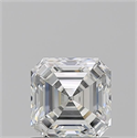 Diamante Natural 1.03 quilates, Asscher , Color G, claridad SI1 y certificado GIA