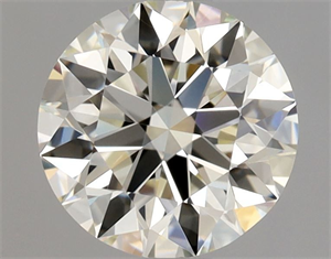 Picture of Natural Diamond 0.90 Carats, Round with Excellent Cut, L Color, VVS1 Clarity and Certified by GIA