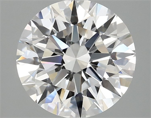 Picture of Lab Grown Diamond 2.54 Carats, Round with Ideal Cut, E Color, VVS2 Clarity and Certified by IGI