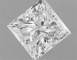 Foto Diamante Natural 0.90 quilates, Princesa , Color H, claridad VVS1 y certificado GIA de
