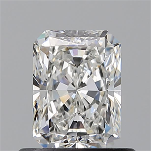 Picture of Natural Diamond 0.60 Carats, Radiant with  Cut, F Color, VS1 Clarity and Certified by GIA